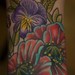 Tattoos - Poppies and Pansy Wrist Cover Up - 52380